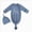 Y143-Blue, variant on Newborn Boys Girls Knotted Sleeping Bag Fetal Hat Set Baby Outfit Set Pajamas Tracksuit Sweatsuits Set Back-To-School Outfit Set 0-3 Months