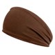 thumbnail image 2 of Hombres Mujeres Fitness Sweatband Elástico Running Diadema Secado Rápido (Café), 2 of 4