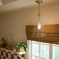 thumbnail image 2 of 42199NBR Kichler Lighting Everly - 1 Light Pendant-15.25 Inches Tall and 10.25 Inches Wide-Natural Brass Finish-Clear Glass Color, 2 of 6