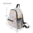 thumbnail image 3 of FORMRS School Backpack with Front Zippered Pocket 12" Student Travel Daypack, Colorful Ice Cream Pattern, 3 of 6