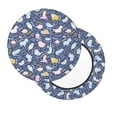 thumbnail image 2 of Bingfone Cute Baby Animals Padded Round Bar Stool Cover Cushion with Elastic Fabric Round Chair Seat - Cute Baby Animals, 2 of 7