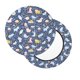 thumbnail image 2 of Balery Cute Baby Animals Fundas de asiento para taburete de bar redondo de tela de terciopelo ajustables que protegen de arañazos y manchas para sillas de 14 a 17 pulgadas.-14 inch, 2 of 7