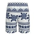 thumbnail image 6 of Disketp Men'S Swim Trunks Hawaiian Breathable Surf Beach Swimsuits Mesh Lining Beach Shorts With Pockets-Sea Underwater Turtles, 6 of 9