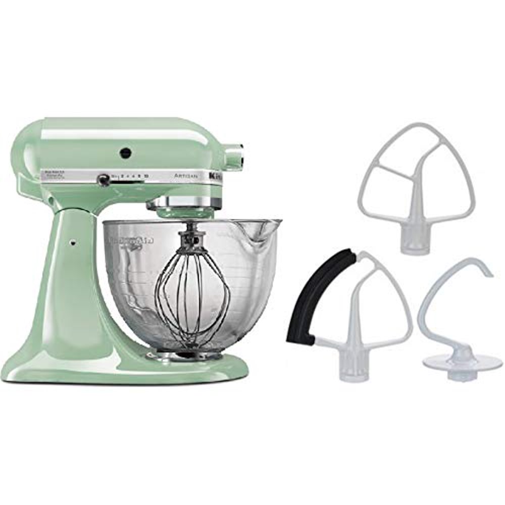 KitchenAid 5Quart Stand Mixer Glass Bowl Pistachio