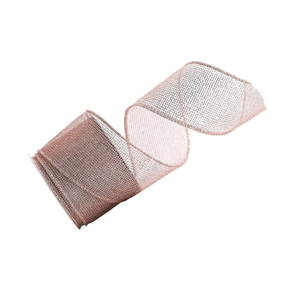 segolike Christmas Rose Gold Ribbon DIY Bow Making Art Supplies Christmas Tree Ribbon Small square