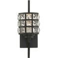 thumbnail image 5 of Vanity Art 1 Light Dimmable Weathered Black Armed Sconce Lighting | Modern Fixtures Accent Wall Lights for Bedroom Entrance Doorway Dining Room Living Room Hallway Bathroom Scones S4001BK-BS01, 5 of 5
