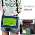 thumbnail image 5 of FIEWESEY for Amazon Fire HD 8 2022 Tablet Case,Shoulder Strap Soft Silicone&Hard Back Shockproof Kids Case for Amazon Fire HD 8/HD 8 Plus 2020/2022(10th/12th Gen)+Screen Protector(Navy/Green,1Pcs), 5 of 6