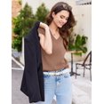 thumbnail image 5 of Weardear Summer Sweater Vest for Women Pullover Ribbed Knit Tank Tops Sleeveless Casual Loose Fit V Neck Cap Sleeve Tops, 5 of 8
