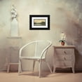 thumbnail image 3 of Charles François Daubigny 18x12 Black Ornate Wood Framed Double Matted Museum Art Print Titled - The Edges of the Oise (1864), 3 of 5