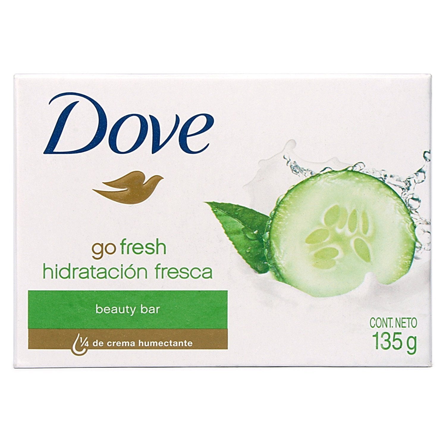 (12 Pack) Dove Beauty Bar Soap Go Fresh Cool Moisture, Cucumber and