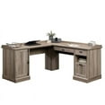 thumbnail image 2 of L-Shapes Home Office Computer Desk and Storage Cabinet in Salt Oak (Set of 2), 2 of 6
