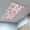 Red, variant on Light Blue Flower Fluorescent Light Covers, Vintage Farmhouse Boho Leaf Spring Magnetic Light Covers for Ceiling Lights, Fluorescent Ceiling Shade Filters for Classroom Bedroom Office 4x2Ft x 3PCS