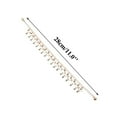 thumbnail image 3 of Personalized Anklets for Women Boho Dance Rhinestone Ring Pendant Single Layer Beach Anklets for Women Ring Beads Pendant Foot Chains Beach Bracelet Anklets, 3 of 6