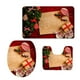 thumbnail image 3 of Alfombra de baño de Navidad de 3 piezas Alfombras de baño de ducha suave Alfombras de baño Cubierta de la tapa de la Sunnimix Alfombra, 3 of 6