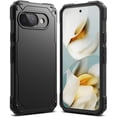thumbnail image 1 of HZXC-Rugged Gear Compatible with Google Pixel 9a Case, Rugged Shockproof Firm Grip Non-Slip Scratch Resistant Shockproof Bumper Protective Phone Cover - Black, 1 of 4