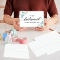thumbnail image 2 of Koyal Wholesale Wedding Day Gift Cards with Envelopes Set of 8 Eucalyptus Leaves To My Bridesmaid On My Wedding Day Card, 2 of 5
