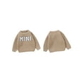 thumbnail image 2 of Nituyy Baby Knit Sweaters Long Sleeve Round Neck Letter Embroidery Pullover Infant Fall Tops, 2 of 9