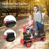 HOMFY Electric Ride on Train 2 Seater with Light, Music & Bluetooth 12V Ride on Toy for Boys Girls