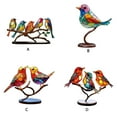 thumbnail image 3 of Wosthever Adornos de pájaros en rama decoración del hogar con estilo único Adornos de escritorio de pájaros en rama opción de regalo Decoración del hogar 5 pájaros, 3 of 6