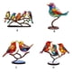 thumbnail image 2 of Inteprter Decoración elegante con serie de pájaros, decoración del hogar, estilo único, adornos de escritorio de pájaros en rama Decoración del hogar 5 pájaros, 2 of 6