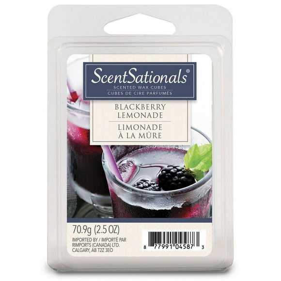 Cubes de cire parfumée ScentSationals - Limonade à la Mûre 2,5 fois (70,9 g)