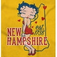 thumbnail image 2 of New Hampshire State Pride Betty Boop Women Plus Size Graphic Tee Tees Brisco Brands 3X, 2 of 5