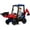 Red and blue, variant on M optimized 12V Kids Ride on Excavator & Bulldozer 4 in 1 Electric Vehicle with Remote Control, Front Loader, Digger, Horn, Adjustable Seat, Excavator Ride on Car Toy for Kids Aged 3-8