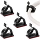 thumbnail image 1 of Clips universales para gestión de cables, paquete de 100, ajustables y autoadhesivos para cables de TV, PC y portátiles, para organizar cables Ethernet, de escritorio y de oficina (negro,, 1 of 7