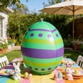 thumbnail image 5 of 14 Inch Easter Inflatable Eggs Outdoor Decorations Easter Yard Decorations Yard Lawn Garden Decor Light Green, 5 of 5