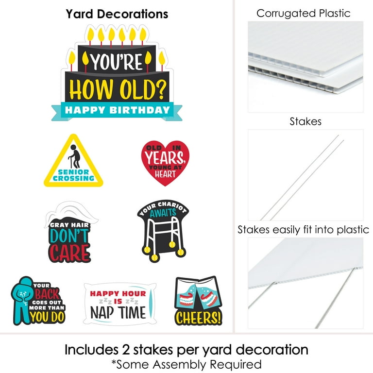 big-dot-of-happiness-you-re-how-old-senior-moments-yard-sign-and-outdoor-lawn-decorations-funny-over-the-hill-prank-yard-signs-set-of-8-walmart-com