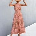 thumbnail image 1 of Vestido largo de verano para mujer, vestido de verano para mujer, vestido de cuello halter cruzado sin espalda, vestido de verano con cuello halter cruzado diseñado para precisión, 1 of 6