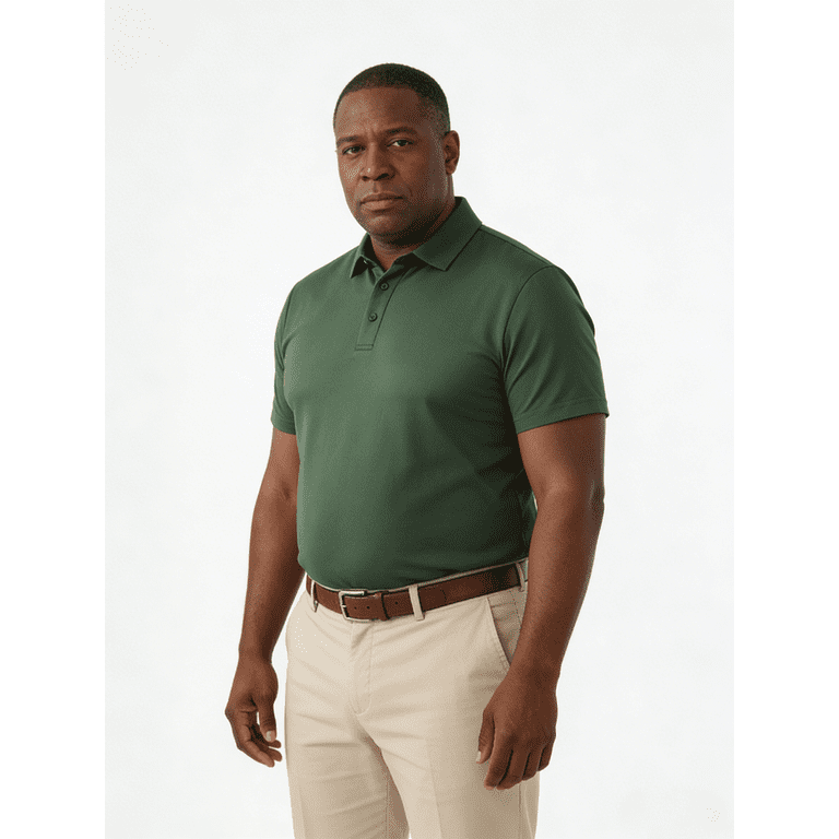 TELALEO 5-Pack Men's Quick Dry Polo Shirts photo 5