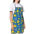 thumbnail image 3 of Fuzoiu Rubber Duck Print Waterproof Apron, Kitchen Apron for Women Men Chef, Apron for Christmas Dinner Party Cooking Baking Crafting House Cleaning Kitchen, 3 of 7