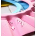 thumbnail image 3 of Odeerbi Toddler Hat Kids Boys Girls Safe Shampoo Shower Bathing Cap Protection Bath Cap Children Soft Adjustable Visor Hat Pink, 3 of 3