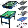 thumbnail image 2 of Sunnydaze 2-Player 10-in-1 Multi-Game Table, Game Time Blue, 2 of 13