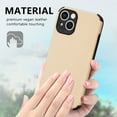 thumbnail image 2 of Compatible with iPhone 14 Plus Case,Cute Woven Pattern Case for Women Men,Bumper,Soft Shockproof Camera Protection Phone Case TPU Anti-Bump Silicone Wireless Charging Case for iPhone 14 Plus,Khaki, 2 of 8
