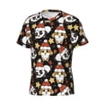 thumbnail image 3 of Rocae Cute Dog Panda for Men's Moisture-Wicking Crew Tee - T-Shirt for Sports, Outdoor Activities, and Casual Wear3X-Large, 3 of 9