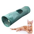 thumbnail image 7 of Foldable Cat Tunnel Interactive indoor and outdoor Hole Play Hide and with Ball Training for Kitten Puppy Rabbit Dogs , green, 7 of 7