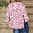 thumbnail image 4 of LiMoi Summer Tops for Women Trendy 2025 Casual Tops for Women 3/4 Sleeve Oversized Tshirts Oversized Tshirts for Women Plus Size Graphic Get it Fast, 4 of 4