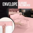 thumbnail image 3 of Pack de 2 fundas de almohada Utopia Bedding Queen de microfibra rosa, 3 of 7