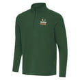 thumbnail image 2 of Men's Antigua  Green Miami Hurricanes College Football Playoff 2025 Cotton Bowl Champions Intent Quarter-Zip Pullover, 2 of 3