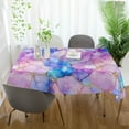 thumbnail image 3 of Yayeee Tablecloths 60" x 120" Rectangle Wrinkle Resistant Party Table Cover, Pastel Pink Marble Pattern, 3 of 8