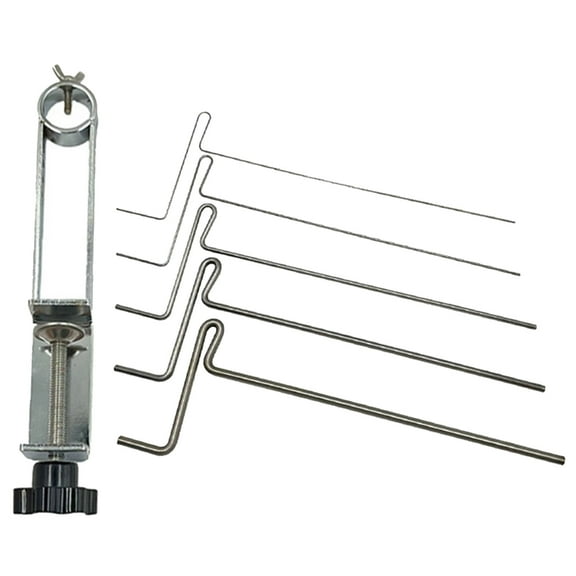 YIEMEEN Practical Professional Jewelry Making Tool Set Sturdy Alloy Materials Wire Wrapping Coiling with 5 Winding Rods