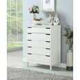thumbnail image 2 of Angel Line Lauren 5 Drawer Chest, White, 2 of 2