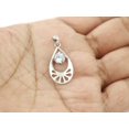 thumbnail image 7 of 925 Sterling Silver Pendant Pear Shape Dainty Pendant Necklace - Handmade Pendant For Her, 7 of 7