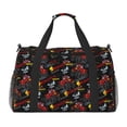 thumbnail image 1 of Balery Monster Truck Bolsa de Gimnasio para Mujeres, Bolsa de Viaje con Bolsillo Húmedo, Bolsa de Fin de Semana para Mujeres, Bolsa de Viaje Resistente al Agua, 1 of 7