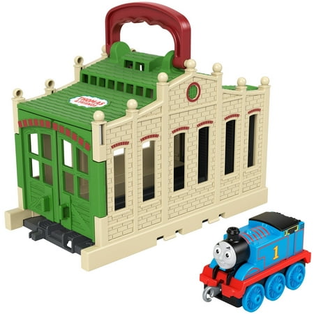 Thomas & Friends Connect & Go Thomas Train Engine And Shed