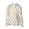 thumbnail image 2 of Balery Cute Carrot Print Men's Women's UPF 50+ Sun Protection Lightweight Hoodie Performance Long Sleeve Shirt for Fishing Running-3X-Large, 2 of 9