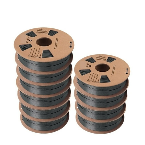 Imprimante 3D PLA+ Filament, 1.75mm 10 Rouleaux Matériaux d'Impression 3D pour Imprimante 3D & Stylo 3D, Expérience d'Impression Plus Fluide