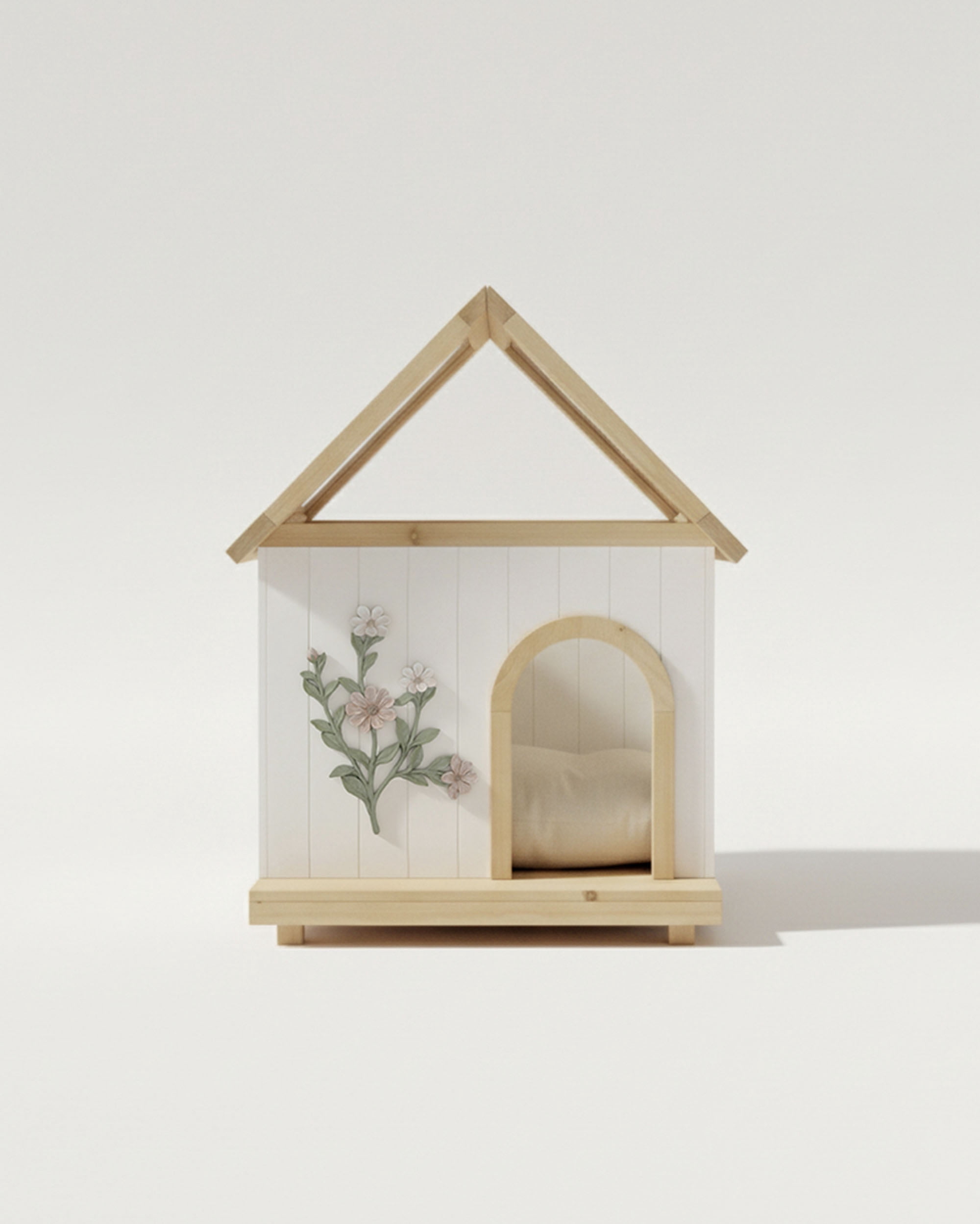 CQSXDA Cat House With Acrylic Roof – Indoor Outdoor Wooden Pet Shelter For Cats And Small Dogs Up To 25 Pounds